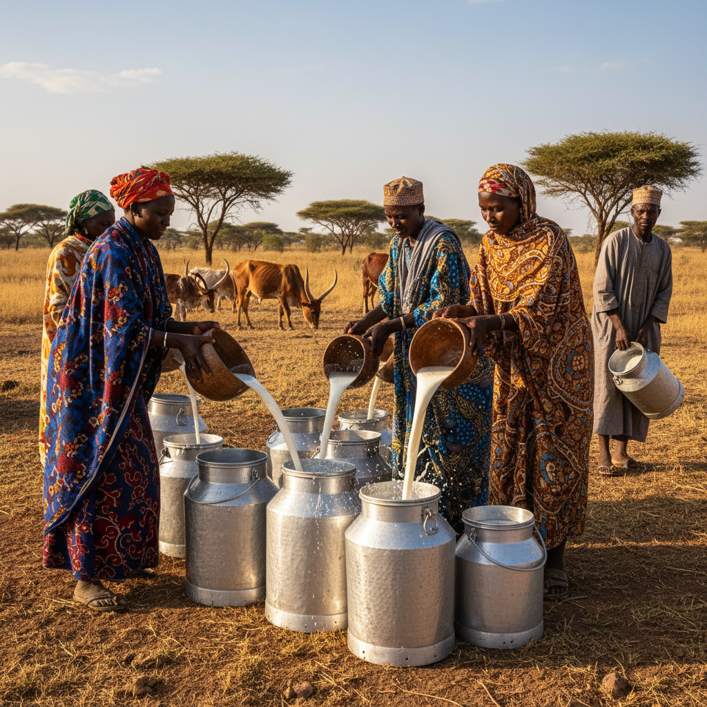Lait frais de vache — photo de l'annonce (Sénégal)